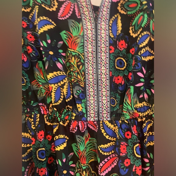 Rusttydust Bohemian Print Dress Size M NWT - Picture 8 of 11